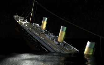 Titanic Sinking Wallpaper