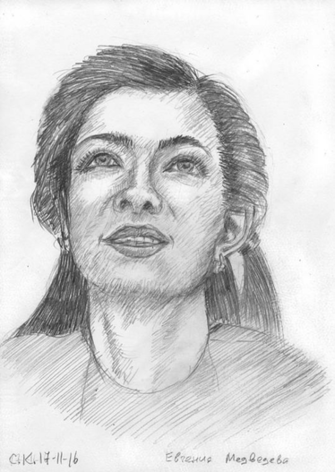 Evgenia Medvedeva By Sergey Kochegarov
