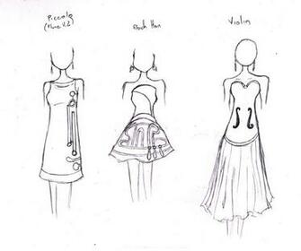 Band Geek Dresses Unfinished By Theghostlyartist