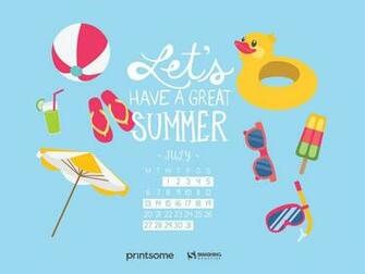 Desktop Wallpaper Calendars July