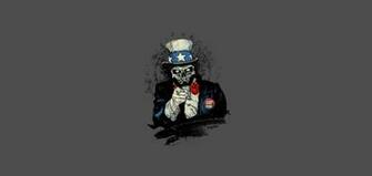 Skull Top Hat American Propaganda The Dead Dark Gesture