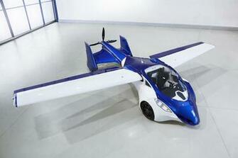Runway Front Car Flying Aeromobil Concept Test