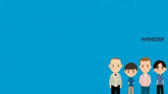 Blue Background Weezer