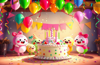 Cocomelon Happy BirtHDay Wallpaper