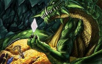 Green Dragon HD Wallpaper