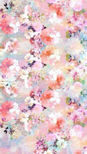 Background Wallpaper Vintage Phone Flower