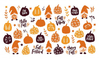Cute October Desktop Featuring An Autumn Wallpaper