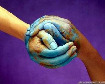 Hands Peace Day Colorful Wallpaper 123mobilewallpaper