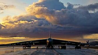 Sunset Aircraft B Stratofortress Aviation Wallpaper