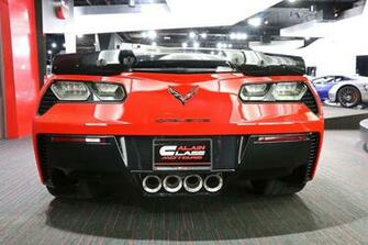 Chevy Corvette C7 Z06 Coupe Cars Red Wallpaper Background