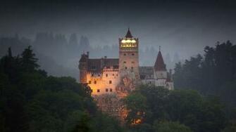 Bran Castle Dark Forest Romania Transylvania Dracula