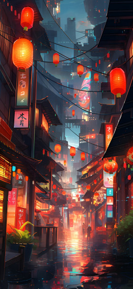 Vibrant Tokyo Quarters In The Metropolis Wallpaper HD