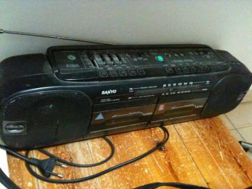 File Double Cassette Tape Recorder Img Jpg