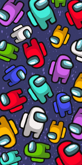 Crewmates Among Us 4k iPhone Wallpaper