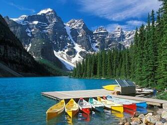 Moraine Lake Banff National Park Canada Wallpaper