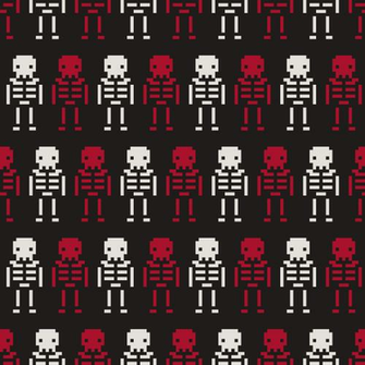 Halloween Pixel Background