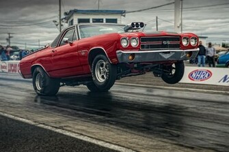 El Camino Ss Muscle Car Drag Racing Race Wallpaper