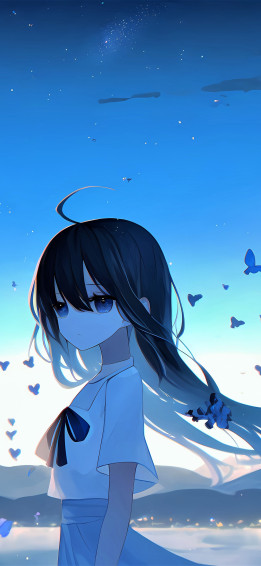 Sad Anime Girl Crying Alone Wallpaper