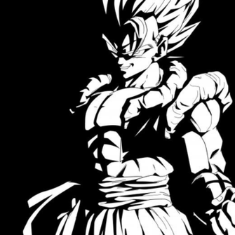 Goku Black And White Wallpaper Top