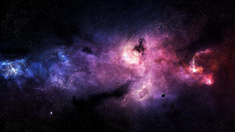Outer Space Red 4k Wallpaper