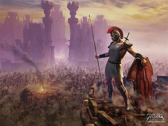 Ancient Greek Warriors Wallpaper Ares Mars God Of War