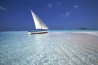 Boat On The Beach Wallpaper