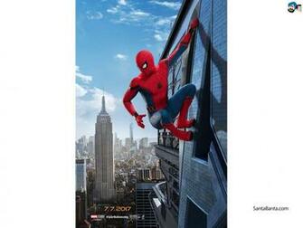 Spider Man Homecoming On Building Wallpaper