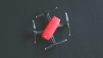 Red Dji Spark Drone Wallpaper Stream