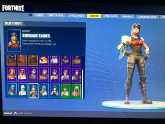 Fortnite Account Ps4 And Pc Skull Ghaul Trooper Renegade