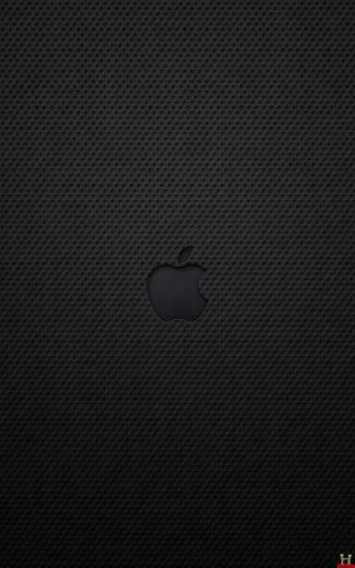 Awesome Black Apple Beautiful Samsung Galaxy Note Wallpaper E