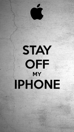 Stay Off My iPhone Keep Calm And Carry On Image Generator