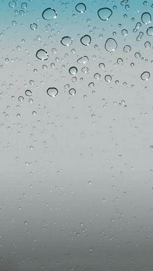 Ios Wallpaper Water Drops HD iPhone