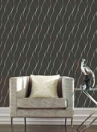 Silk And Satin Contemporary Stripe Wallpaper
