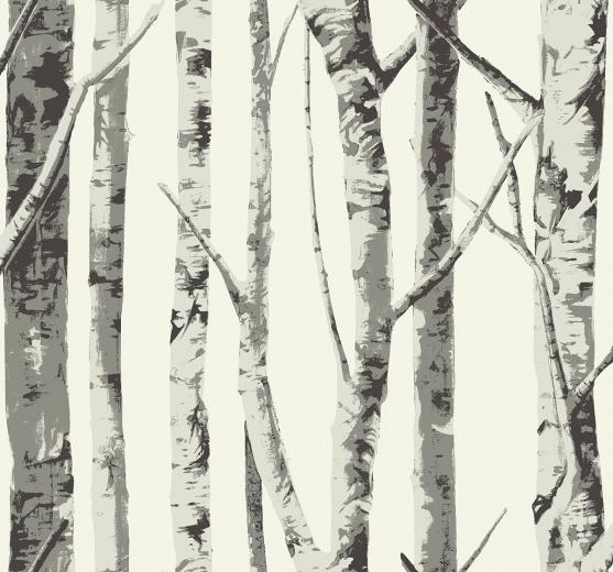 Trees Black Sample Paperroom