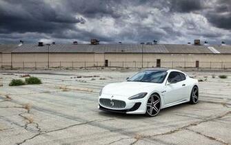 Maserati Granturismo White HD Wallpaper