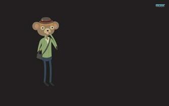 Hipster Teddy Pixel Popular HD Wallpaper