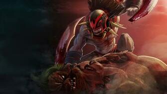 Pictures Dota Butcher Bloodseeker Warriors Fantasy Games Masks