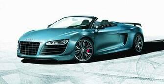 Audi R8 Spyder Widescreen Background Wallpaper