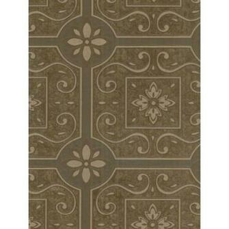 Bronze Brown Raised Faux Ceiling Tile Wallpaper Fd58718