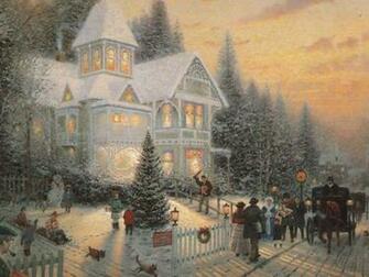 Christmas Story Landscapes Wallpaper Image