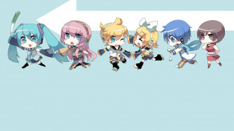 Cute Anime Characters Wallpaper