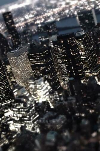 Miniature New York City iPhone Wallpaper
