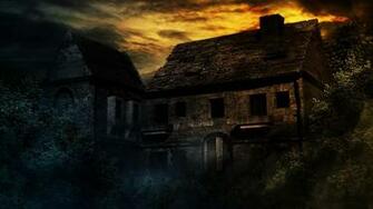 Creepy Creepypasta Dark Houses Scary Wallpaper