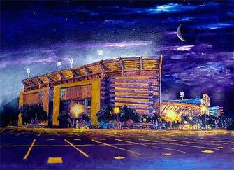 College Sports Art Lsu Tiger Stadium