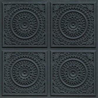 Faux Tin Ceiling Tile Glue Up By Decorative