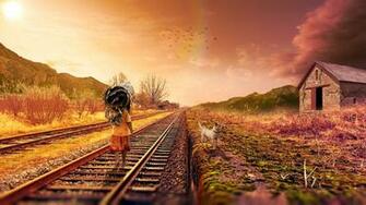 Estrada De Ferro Railwaytrack Track Walk Little Grimsby To