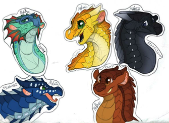 Dragonets Of Destiny Traditional By Mythicreature On