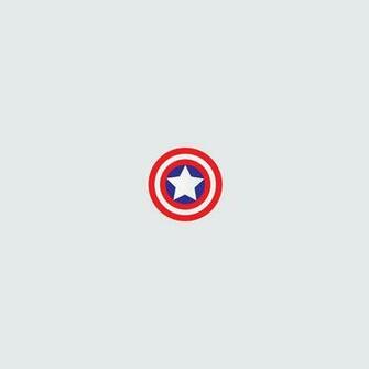 Minimal Captain America Shield Wallpaper For Samsung Star