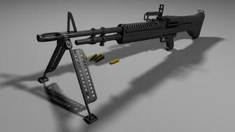 M60 Machine Gun Military Rifle Weapon Ge Wallpaper Background