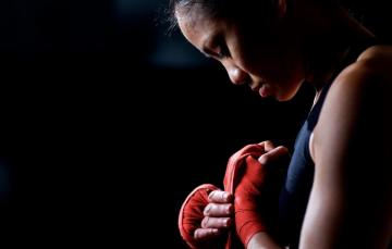 Wallpaper Girl Sport Fight Image For Desktop Section